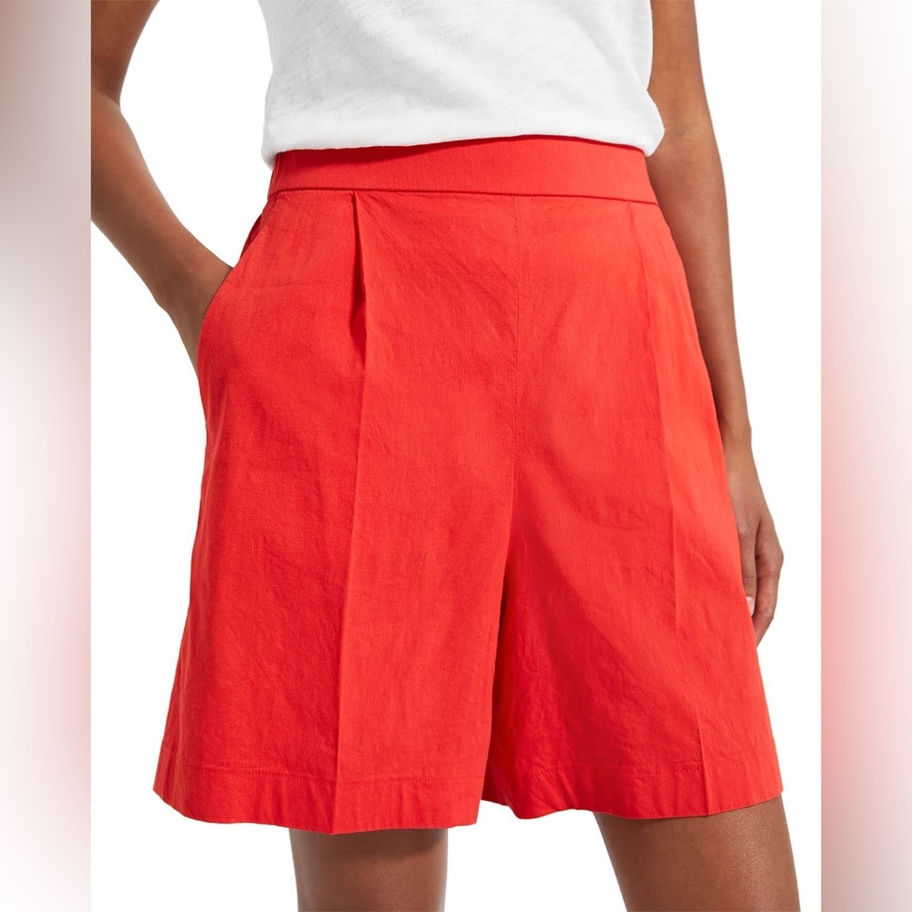 THEORY Linen Shorts